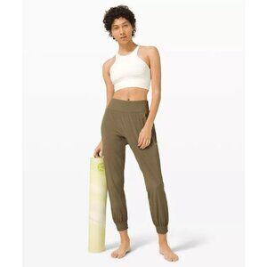 Lululemon Sun Setter Jogger Pants Olive Green Size 6